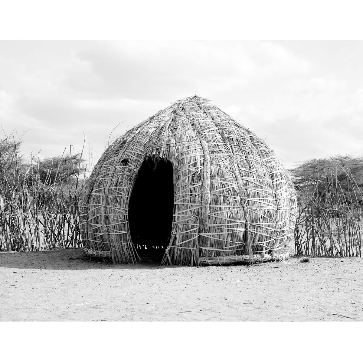 Winfried Bullinger - Turkana Round Hut Fenced In