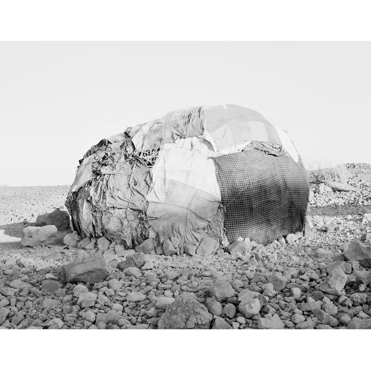 Winfried Bullinger - Turkana Hut Covered With Textiles