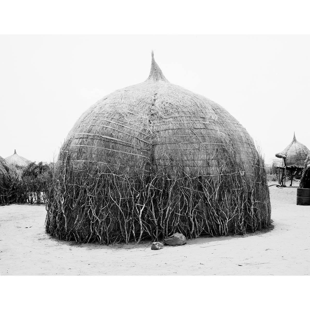 Hut Made of Branches from Grasses