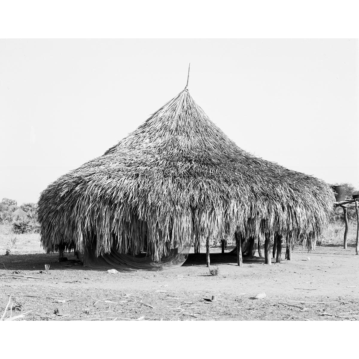 Winfried Bullinger - Dassanech Hut Under Construction