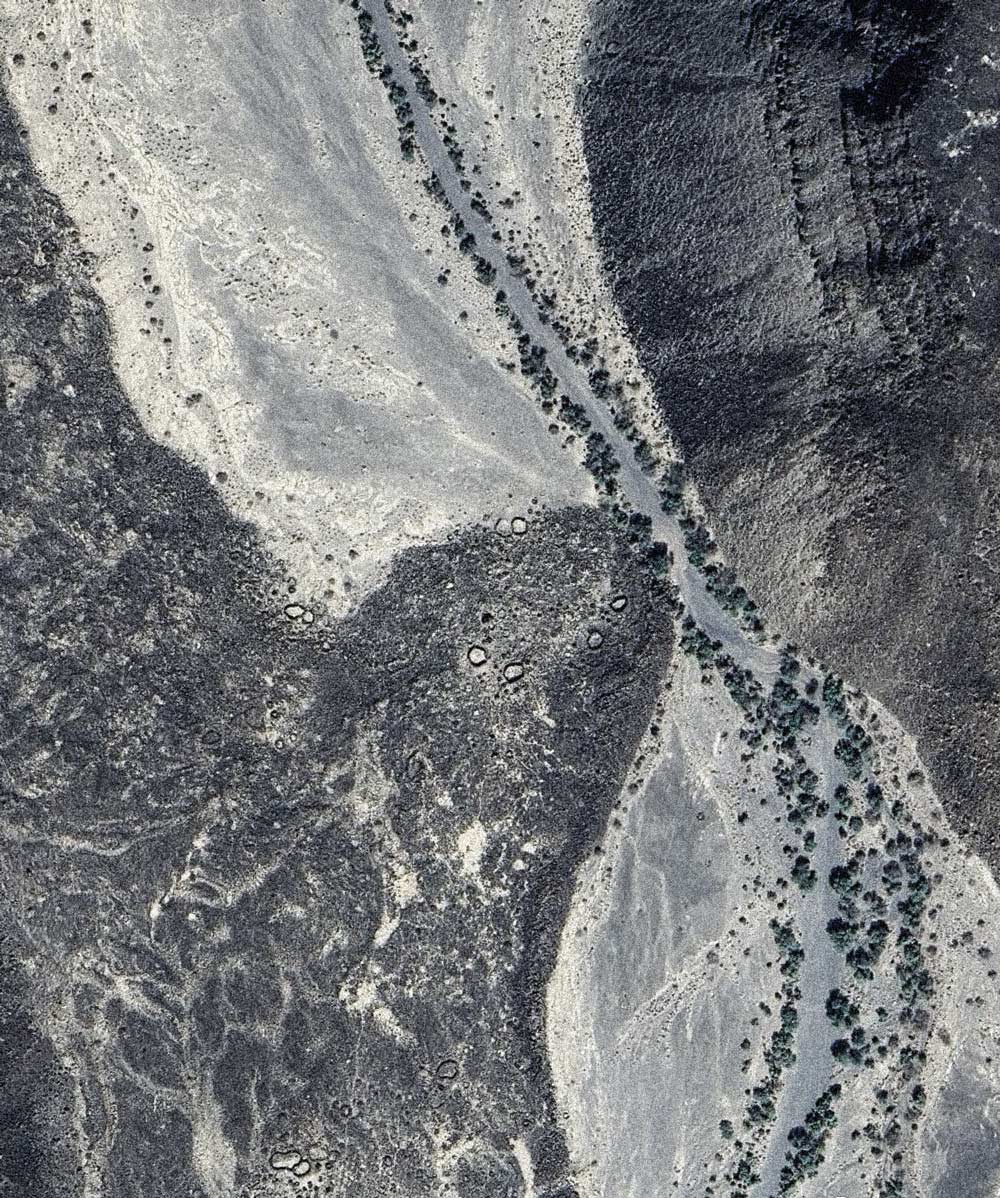 Nomadic Afar settlement with tents in the Danakil Desert, Ethiopia, Afar Region